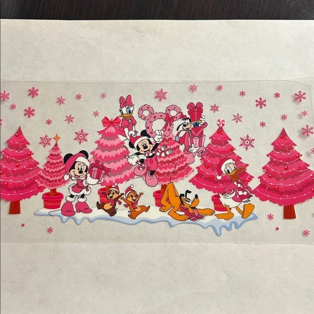 Disney Pink Holiday Cup Decal (64)
